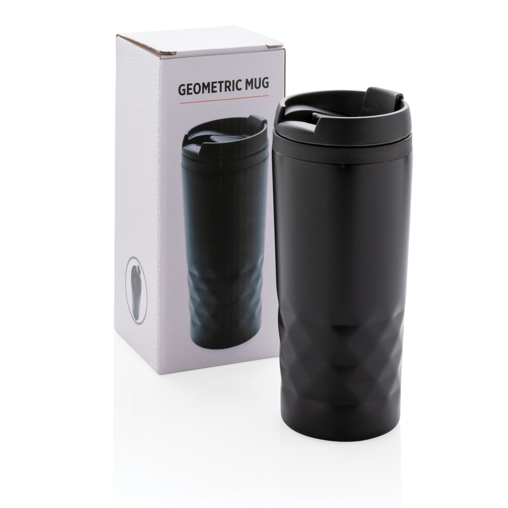 Taza personalizada geométrica moderna de acero inoxidable - Tazas y vasos personalizados - Regalo Promocional Personalizado - imagen 3