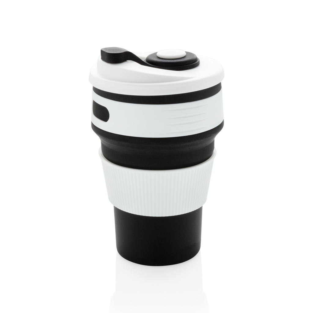 Taza plegable personalizada de silicona portátil 350ml - Tazas y vasos personalizados - Regalo Promocional Personalizado - imagen 2