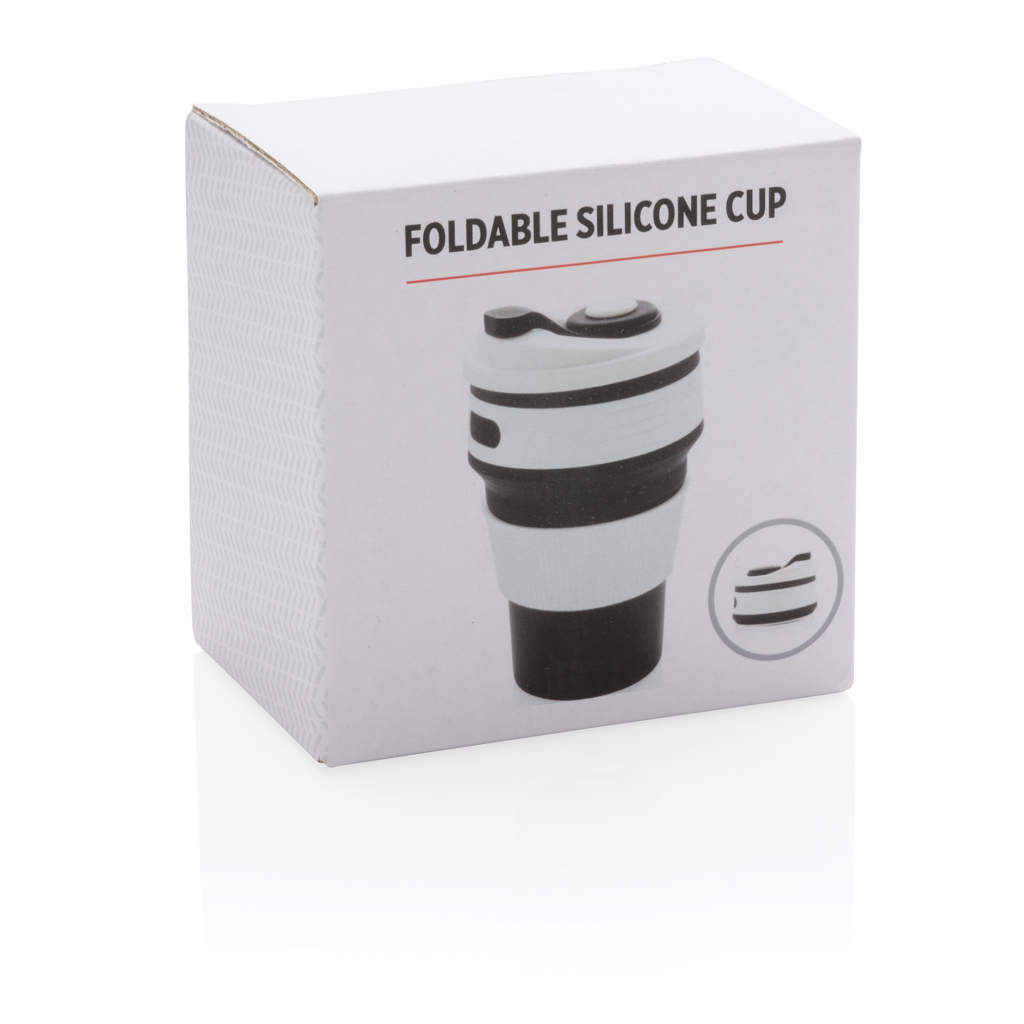 Taza plegable personalizada de silicona portátil 350ml - Tazas y vasos personalizados - Regalo Promocional Personalizado - imagen 4