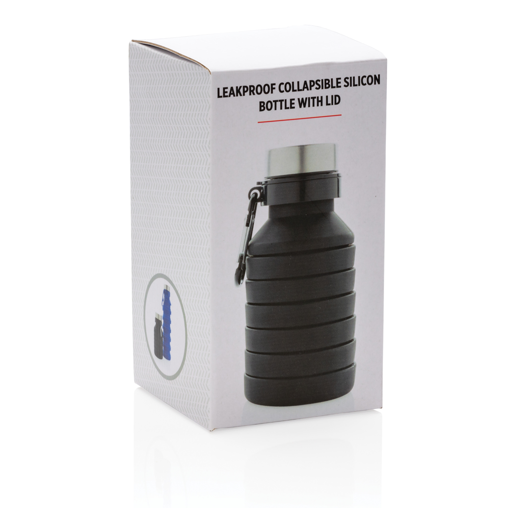 Botella de silicona plegable personalizada antigoteo con mosquetón - Tazas y botellas - Regalo Promocional Personalizado - imagen 10
