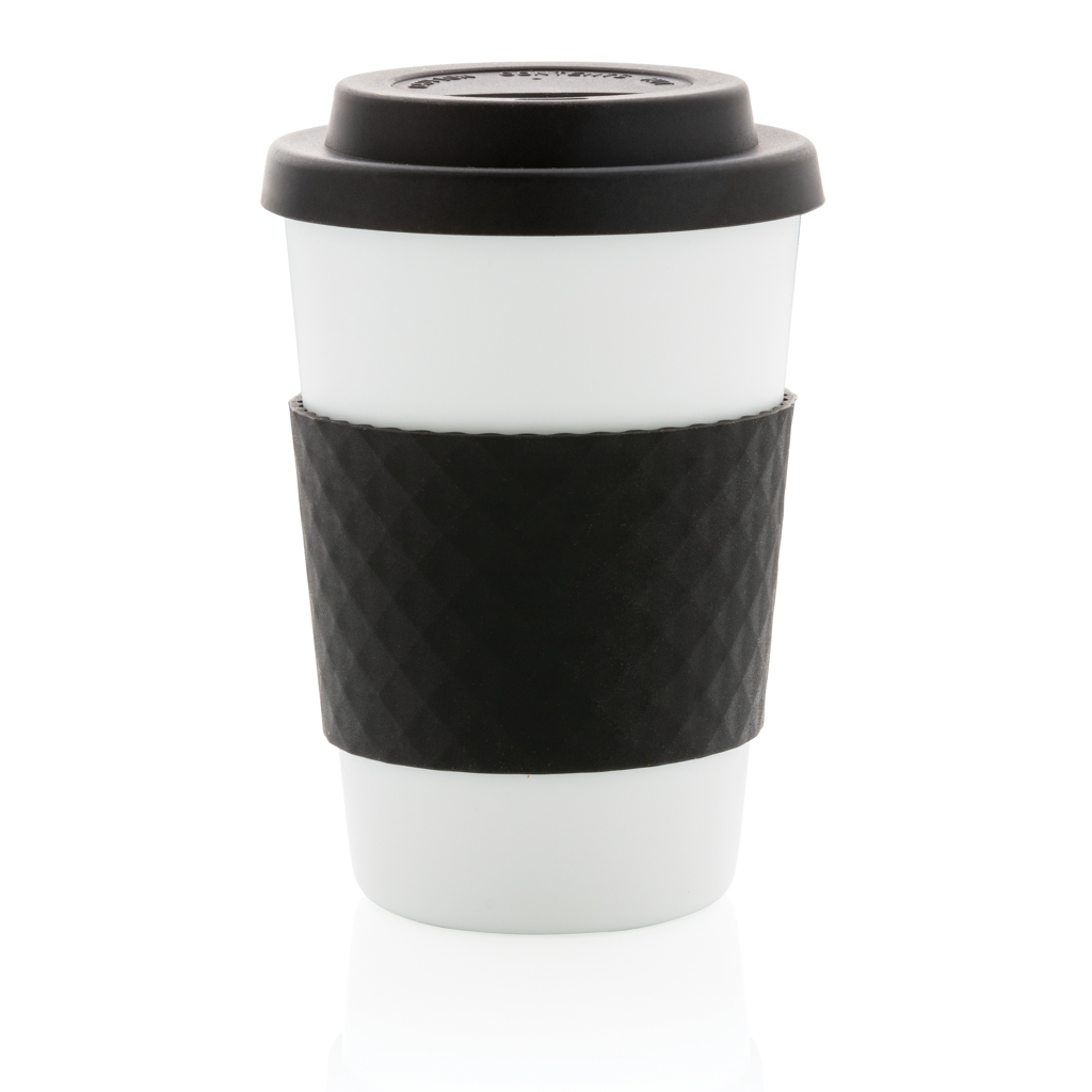 Taza de café personalizada reutilizable 270ml con funda silicona - Tazas y vasos personalizados - Regalo Promocional Personalizado - imagen 3