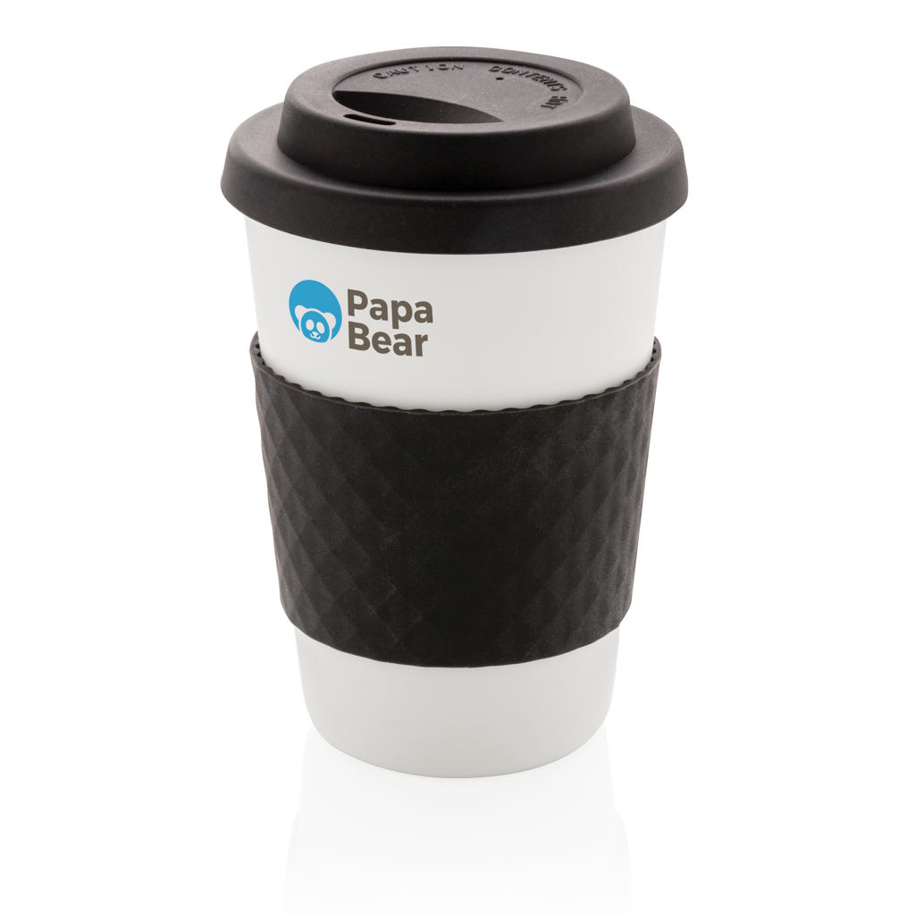 Taza de café personalizada reutilizable 270ml con funda silicona - Tazas y vasos personalizados - Regalo Promocional Personalizado - imagen 5