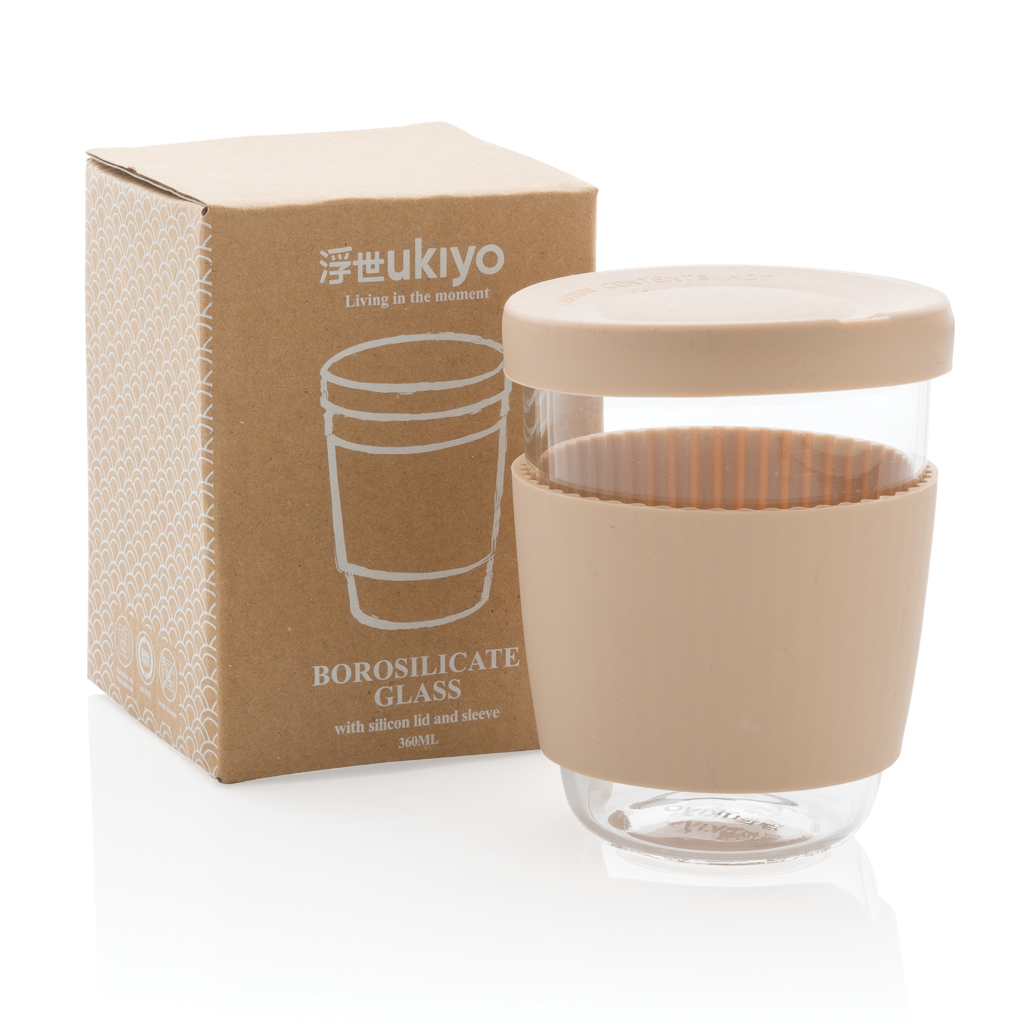 Vaso personalizado de borosilicato Ukiyo con funda silicona - Tazas y vasos personalizados - Regalo Promocional Personalizado - imagen 3