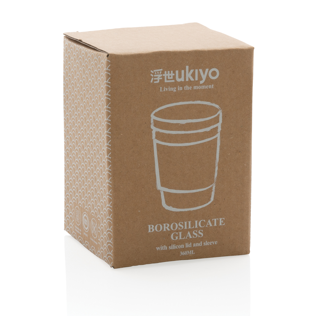 Vaso personalizado de borosilicato Ukiyo con funda silicona - Tazas y vasos personalizados - Regalo Promocional Personalizado - imagen 4