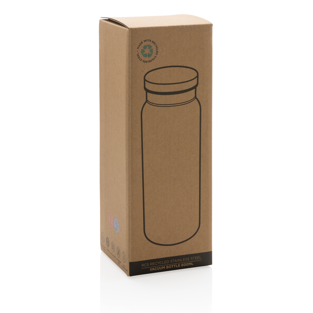 Botella al vacío acero inoxidable personalizada reciclado RCS 600ml - Tazas y botellas - Regalo Promocional Personalizado - imagen 7