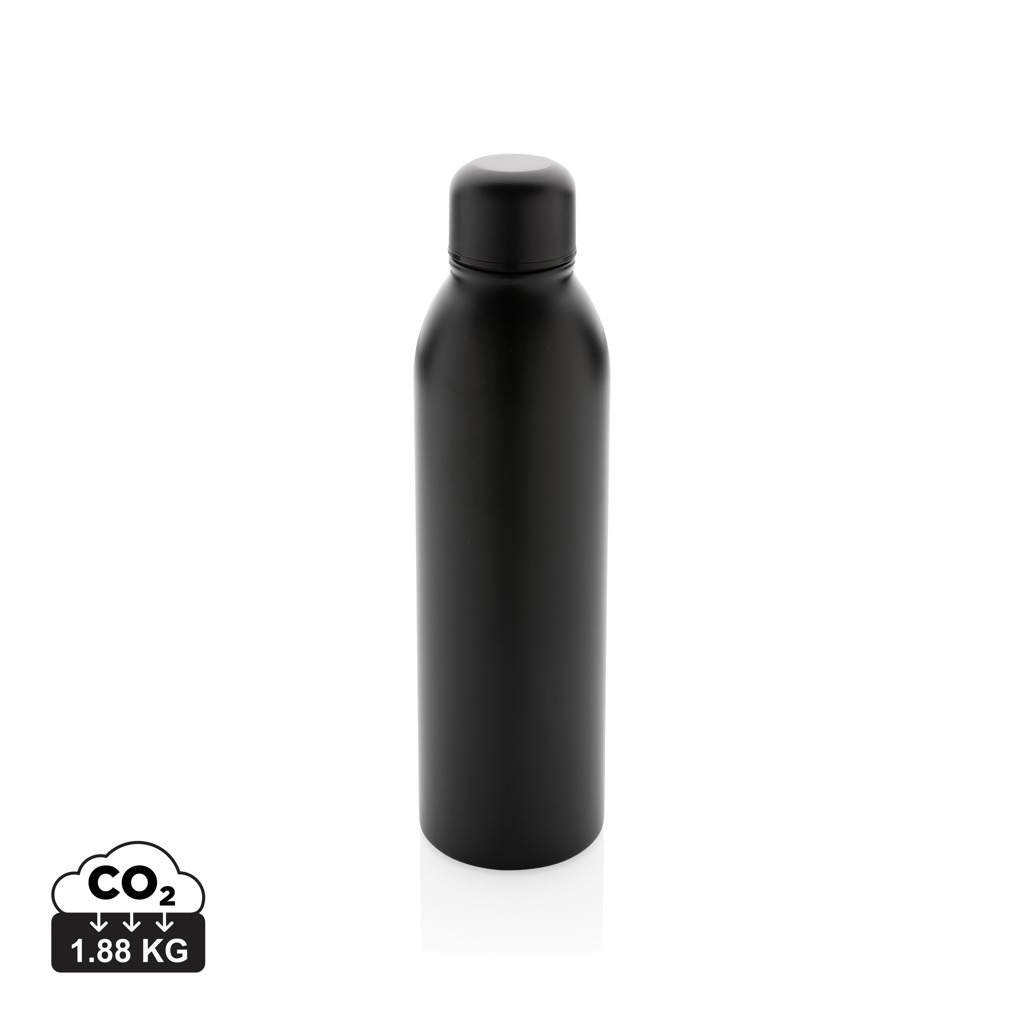 Botella personalizada al vacío de acero inoxidable reciclado RCS 500ml - Tazas y botellas - Regalo Promocional Personalizado
