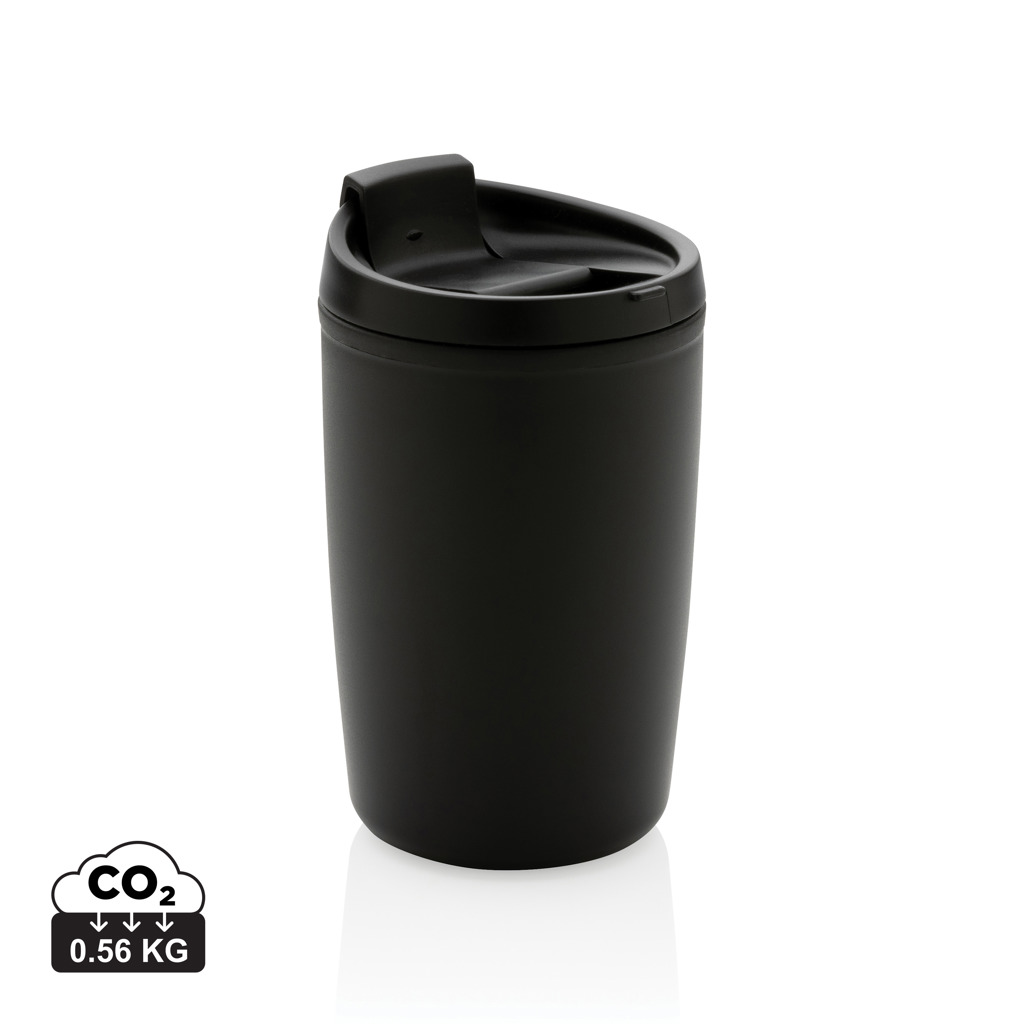 Taza personalizada de PP reciclado GRS con tapa seguridad 300ml - Tazas y vasos personalizados - Regalo Promocional Personalizado