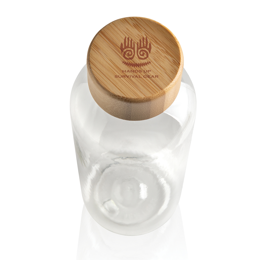 Botella personalizada RCS RPET con tapa de bambú FSC 660ml - Tazas y botellas - Regalo Promocional Personalizado - imagen 6