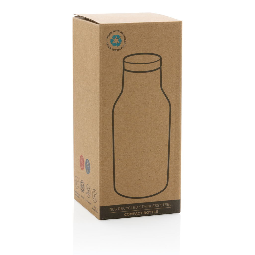 Botella compacta de acero reciclado RCS personalizada 300ml - Tazas y botellas - Regalo Promocional Personalizado - imagen 14