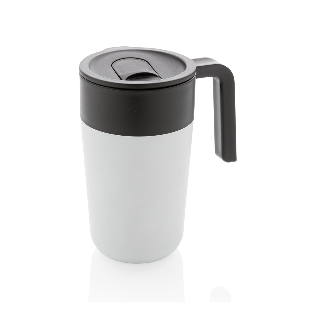 Taza personalizada con asa de PP y acero reciclado GRS 480ml - Tazas y vasos personalizados - Regalo Promocional Personalizado - vista alternativa