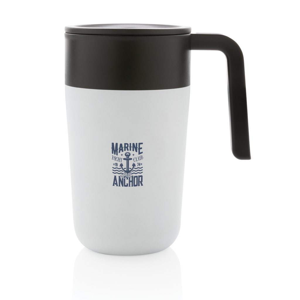 Taza personalizada con asa de PP y acero reciclado GRS 480ml - Tazas y vasos personalizados - Regalo Promocional Personalizado - imagen 12