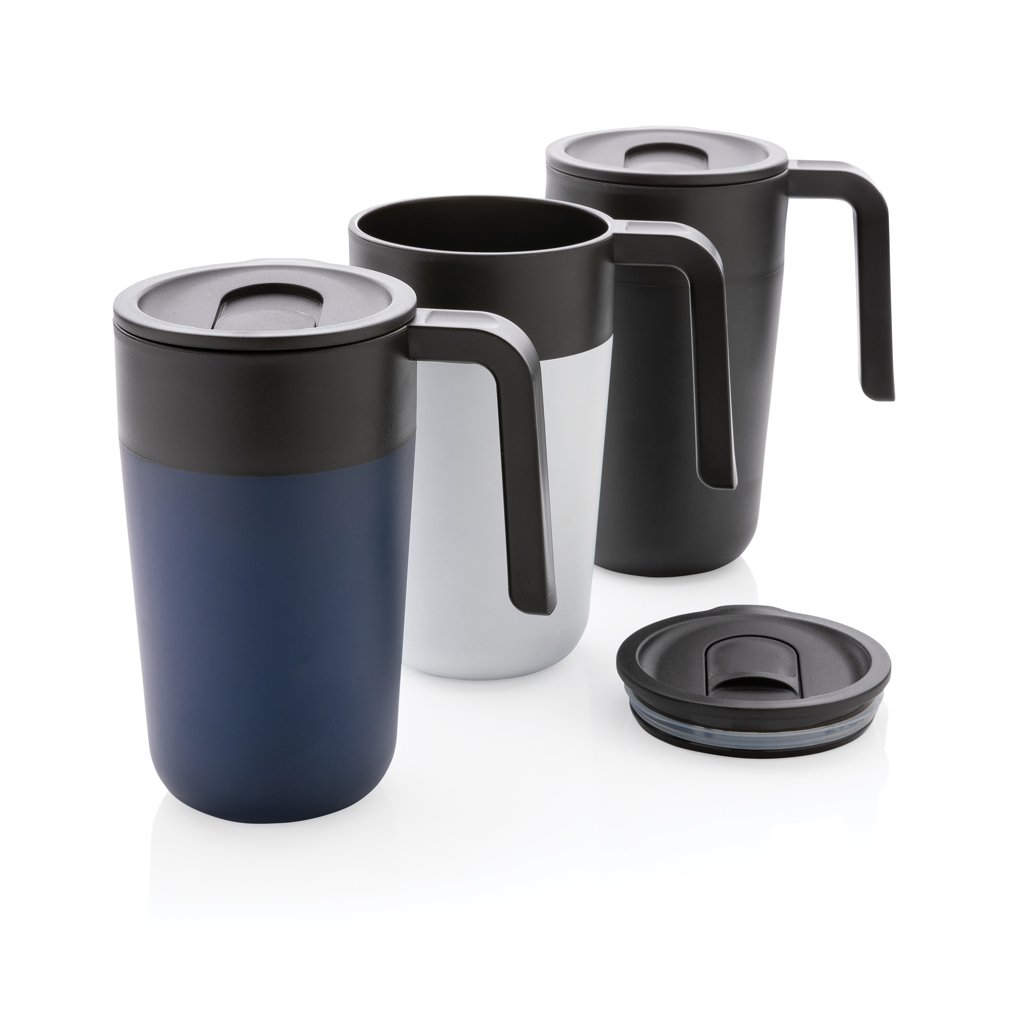 Taza personalizada con asa de PP y acero reciclado GRS 480ml - Tazas y vasos personalizados - Regalo Promocional Personalizado - imagen 11