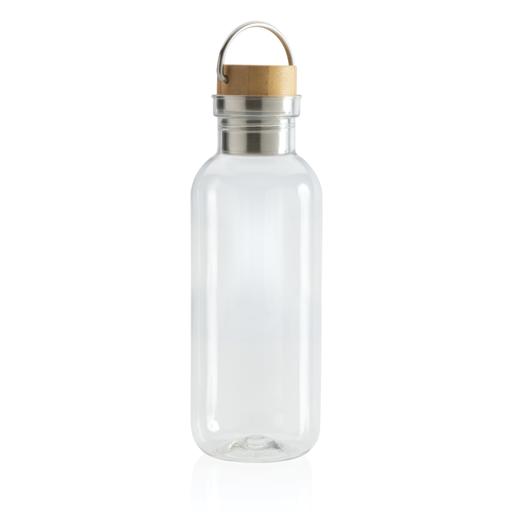 Botella personalizada RCS RPET con tapa y asa bambú 680ml - Tazas y botellas - Regalo Promocional Personalizado - imagen 3
