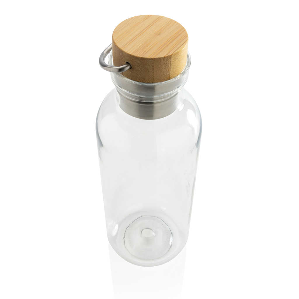 Botella personalizada RCS RPET con tapa y asa bambú 680ml - Tazas y botellas - Regalo Promocional Personalizado - imagen 4