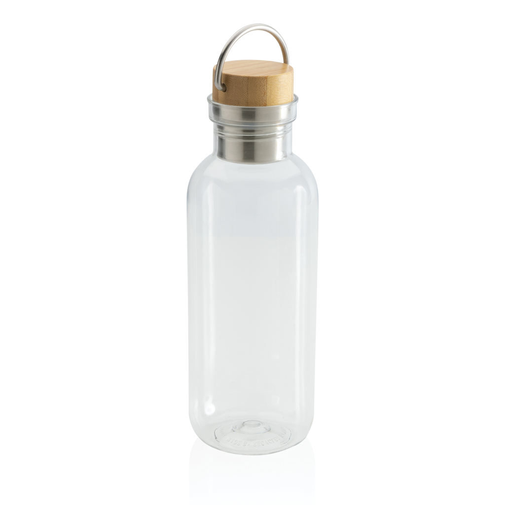 Botella personalizada RCS RPET con tapa y asa bambú 680ml - Tazas y botellas - Regalo Promocional Personalizado - imagen 5