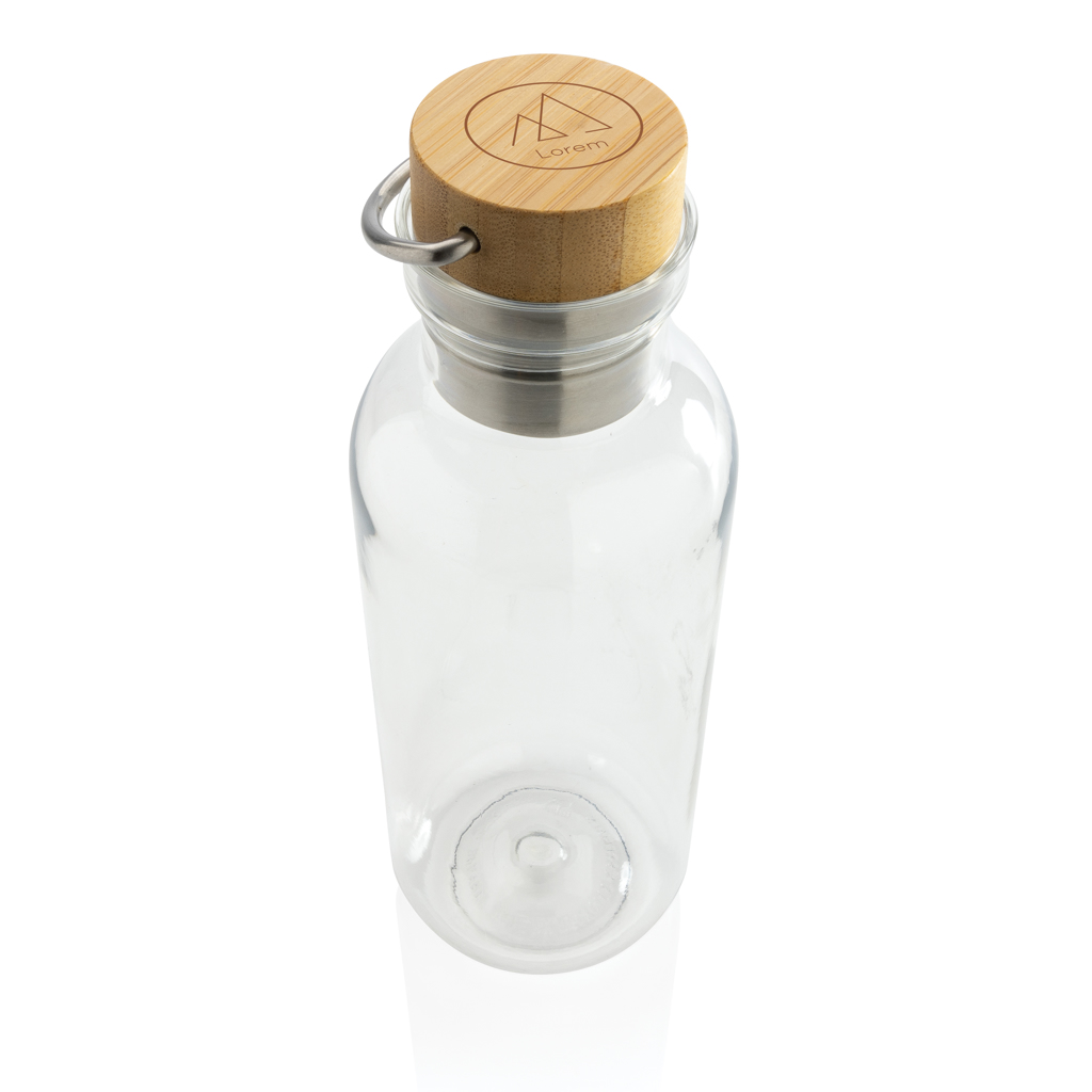 Botella personalizada RCS RPET con tapa y asa bambú 680ml - Tazas y botellas - Regalo Promocional Personalizado - imagen 6