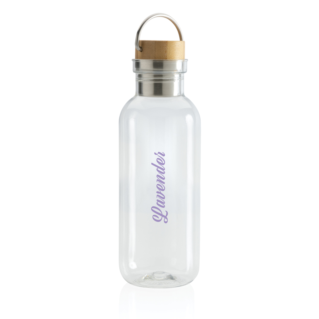 Botella personalizada RCS RPET con tapa y asa bambú 680ml - Tazas y botellas - Regalo Promocional Personalizado - imagen 7