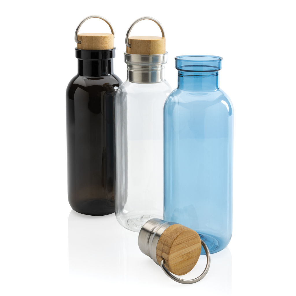 Botella personalizada RCS RPET con tapa y asa bambú 680ml - Tazas y botellas - Regalo Promocional Personalizado - imagen 8
