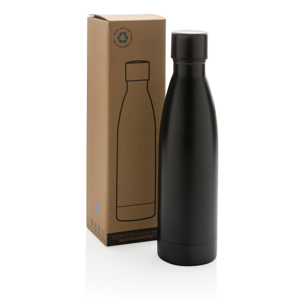 Botella personalizada sólida de acero reciclado RCS 500ml - Tazas y botellas - Regalo Promocional Personalizado - imagen 3