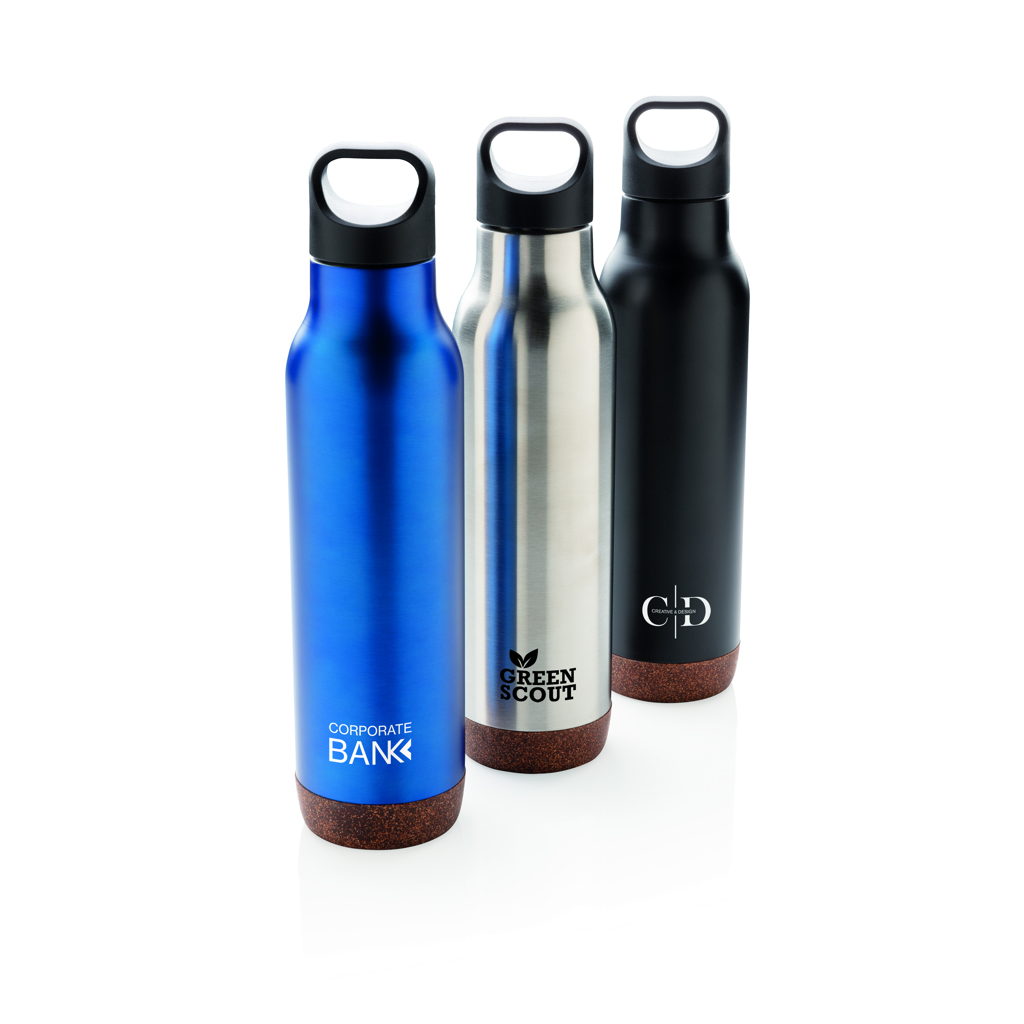 Botella al vacío personalizada de corcho antigoteo 600ml - Tazas y botellas - Regalo Promocional Personalizado - imagen 8