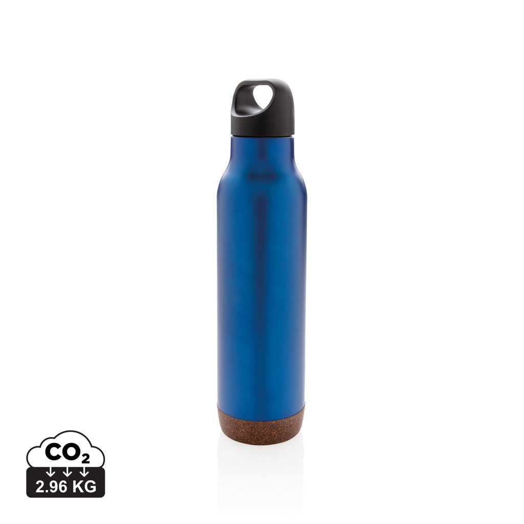 Botella al vacío personalizada de corcho antigoteo 600ml - Tazas y botellas - Regalo Promocional Personalizado