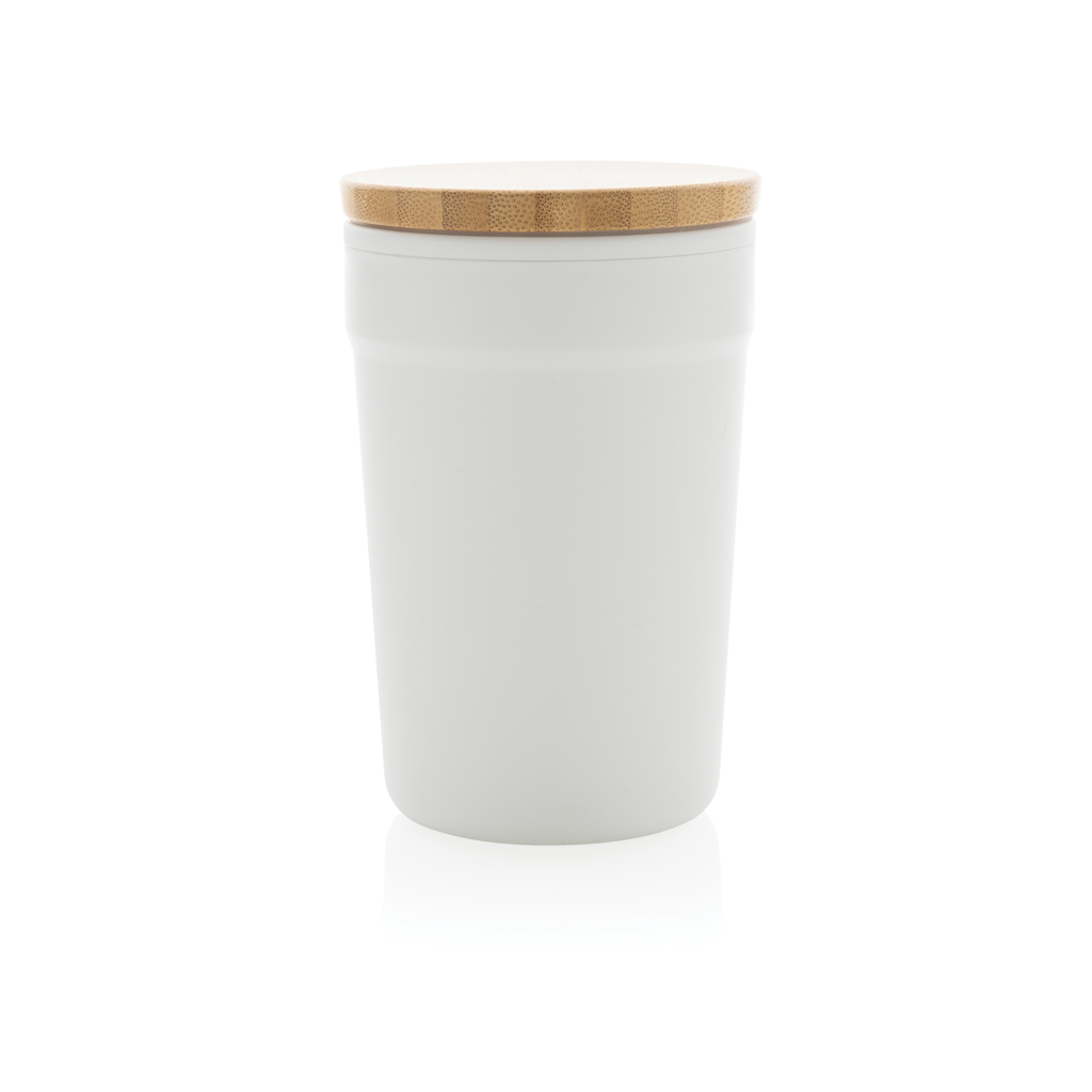 Taza personalizada GRS RPP con tapa de bambú 300ml - Tazas y vasos personalizados - Regalo Promocional Personalizado - imagen 5