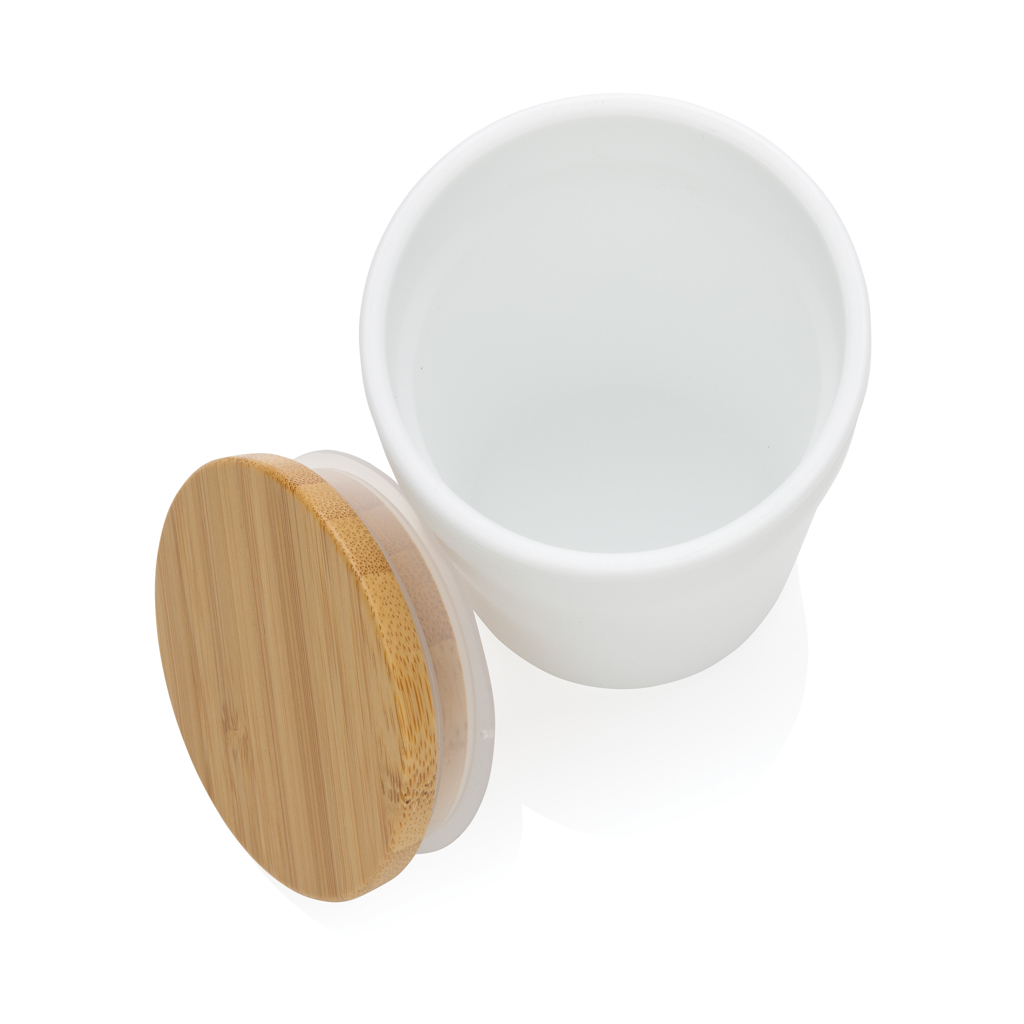 Taza personalizada GRS RPP con tapa de bambú 300ml - Tazas y vasos personalizados - Regalo Promocional Personalizado - imagen 6