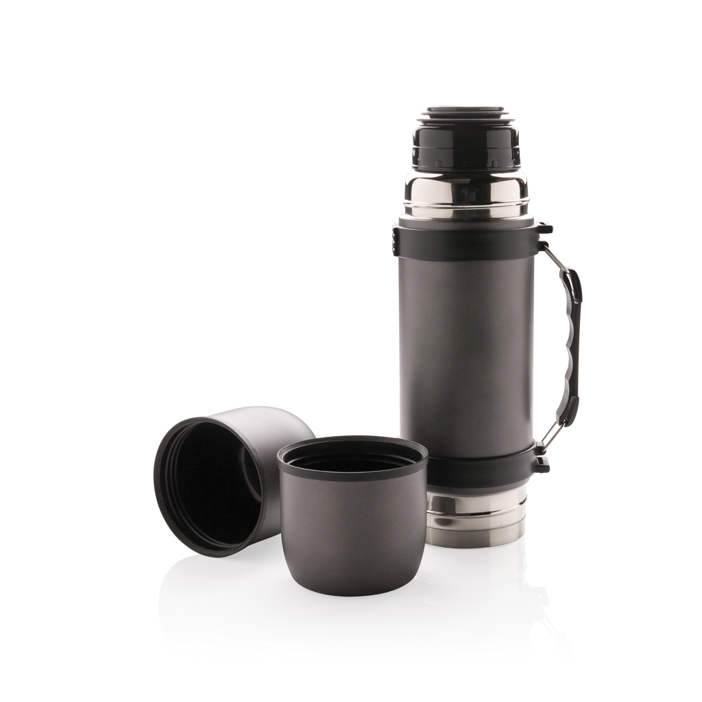 Termo personalizado al vacío con 2 tazas incluidas 700ml - Termos personalizados - Regalo Promocional Personalizado - vista alternativa