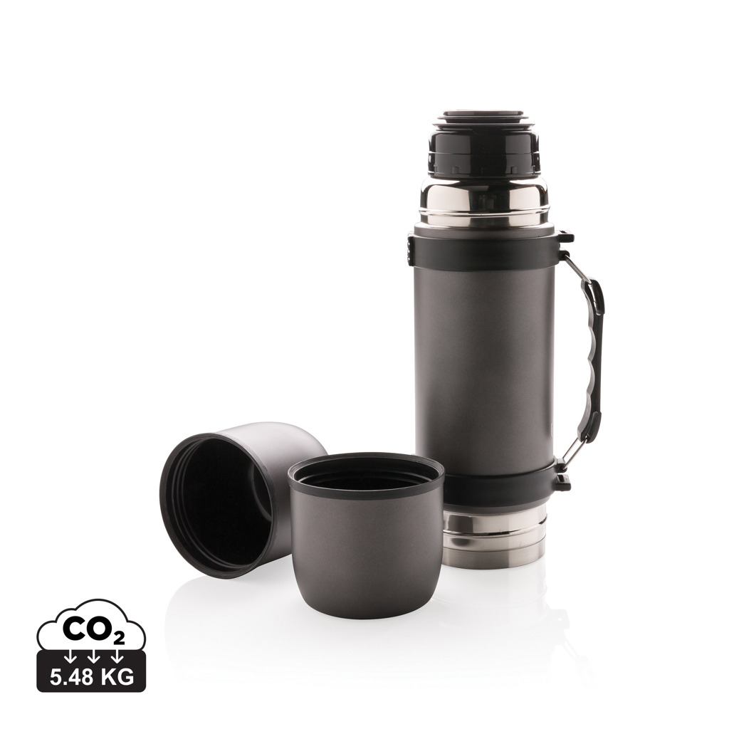 Termo personalizado al vacío con 2 tazas incluidas 700ml - Termos personalizados - Regalo Promocional Personalizado