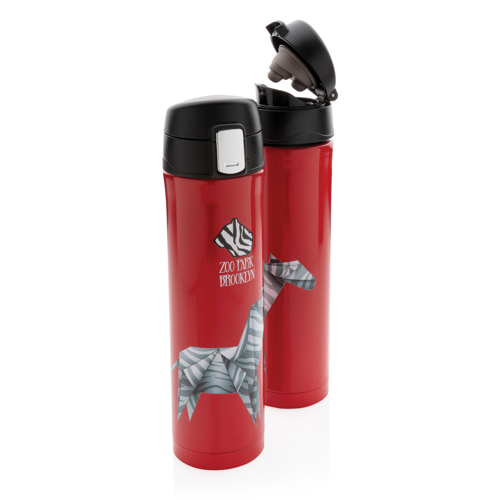 Botella al vacío personalizada con cierre fácil una mano 450ml - Tazas y botellas - Regalo Promocional Personalizado - imagen 12