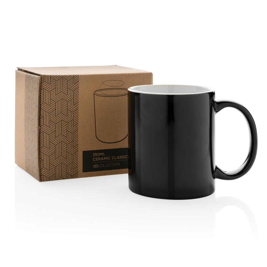 Taza básica de cerámica personalizada clásica 350ml - Tazas y vasos personalizados - Regalo Promocional Personalizado - imagen 4