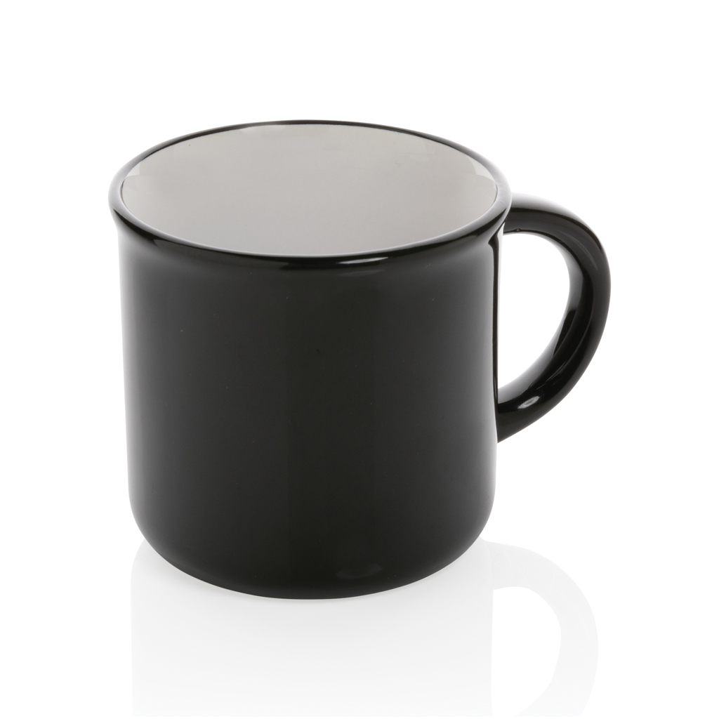 Taza de cerámica personalizada vintage con asa curvada 280ml - Tazas y vasos personalizados - Regalo Promocional Personalizado - vista alternativa
