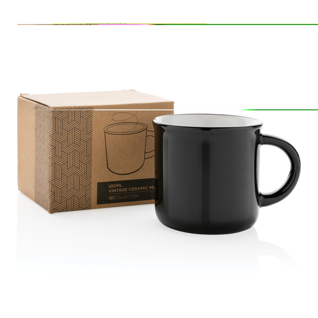 Taza de cerámica personalizada vintage con asa curvada 280ml - Tazas y vasos personalizados - Regalo Promocional Personalizado - imagen 5