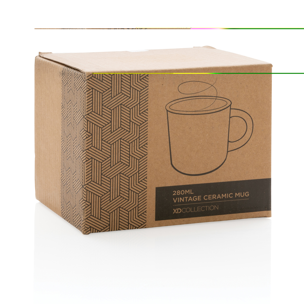 Taza de cerámica personalizada vintage con asa curvada 280ml - Tazas y vasos personalizados - Regalo Promocional Personalizado - imagen 6