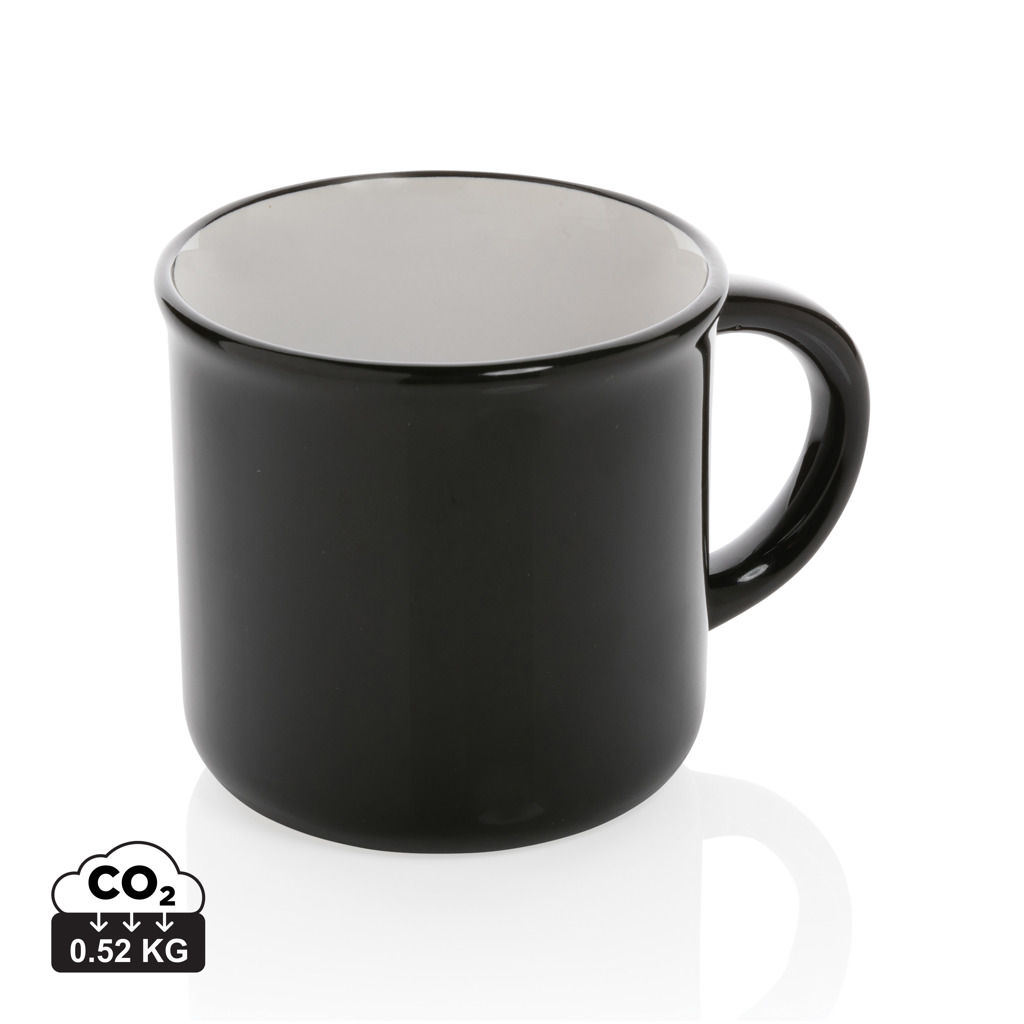 Taza de cerámica personalizada vintage con asa curvada 280ml - Tazas y vasos personalizados - Regalo Promocional Personalizado