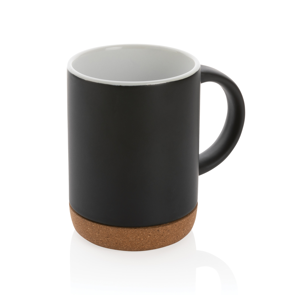 Taza personalizada de cerámica con base de corcho natural 280ml - Tazas y vasos personalizados - Regalo Promocional Personalizado - vista alternativa