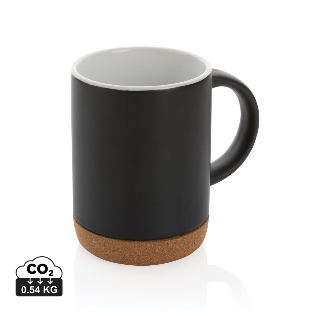 Taza personalizada de cerámica con base de corcho natural 280ml - Tazas y vasos personalizados - Regalo Promocional Personalizado