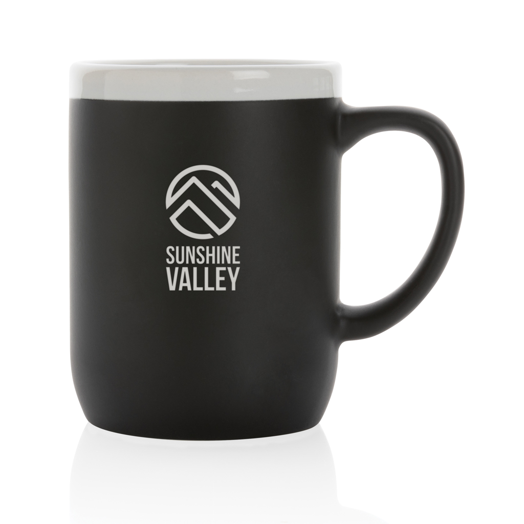 Taza personalizada de cerámica con borde blanco limpio 300ml - Tazas y vasos personalizados - Regalo Promocional Personalizado - imagen 4