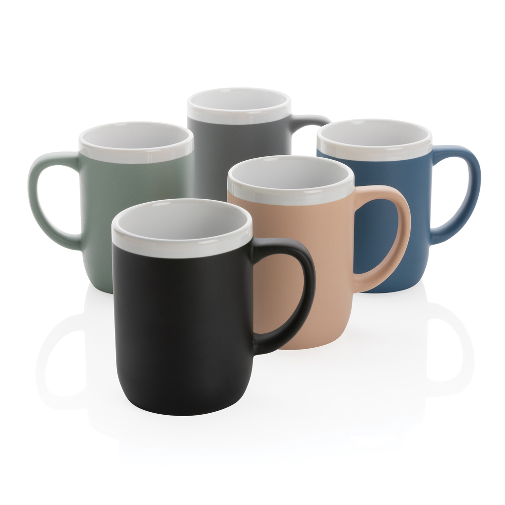 Taza personalizada de cerámica con borde blanco limpio 300ml - Tazas y vasos personalizados - Regalo Promocional Personalizado - imagen 5