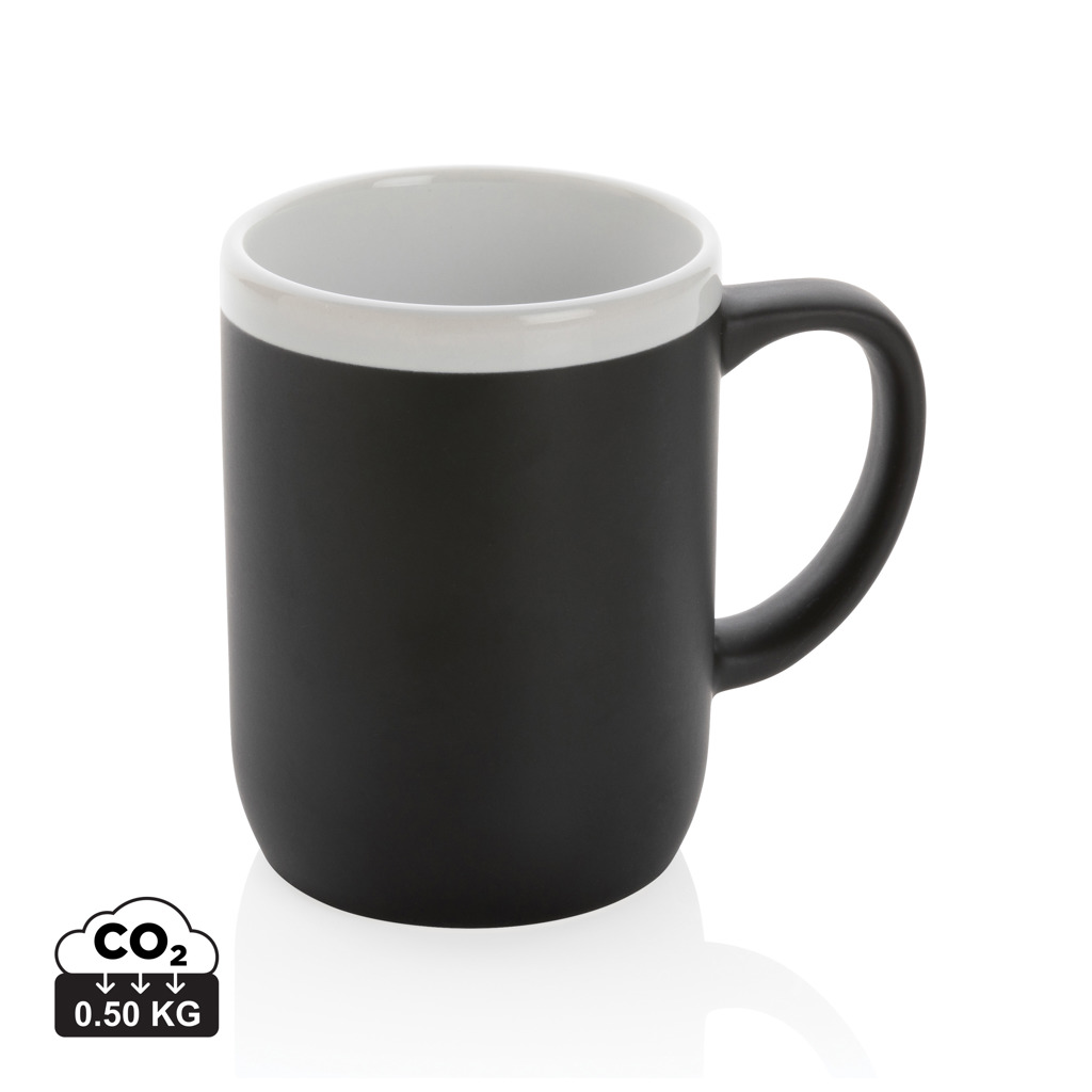 Taza personalizada de cerámica con borde blanco limpio 300ml - Tazas y vasos personalizados - Regalo Promocional Personalizado