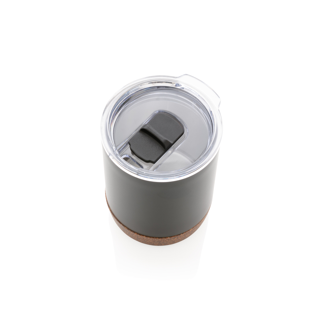Taza de café al vacío personalizada pequeña de corcho RCS Re-steel 180ml - Tazas y vasos personalizados - Regalo Promocional Personalizado - imagen 6