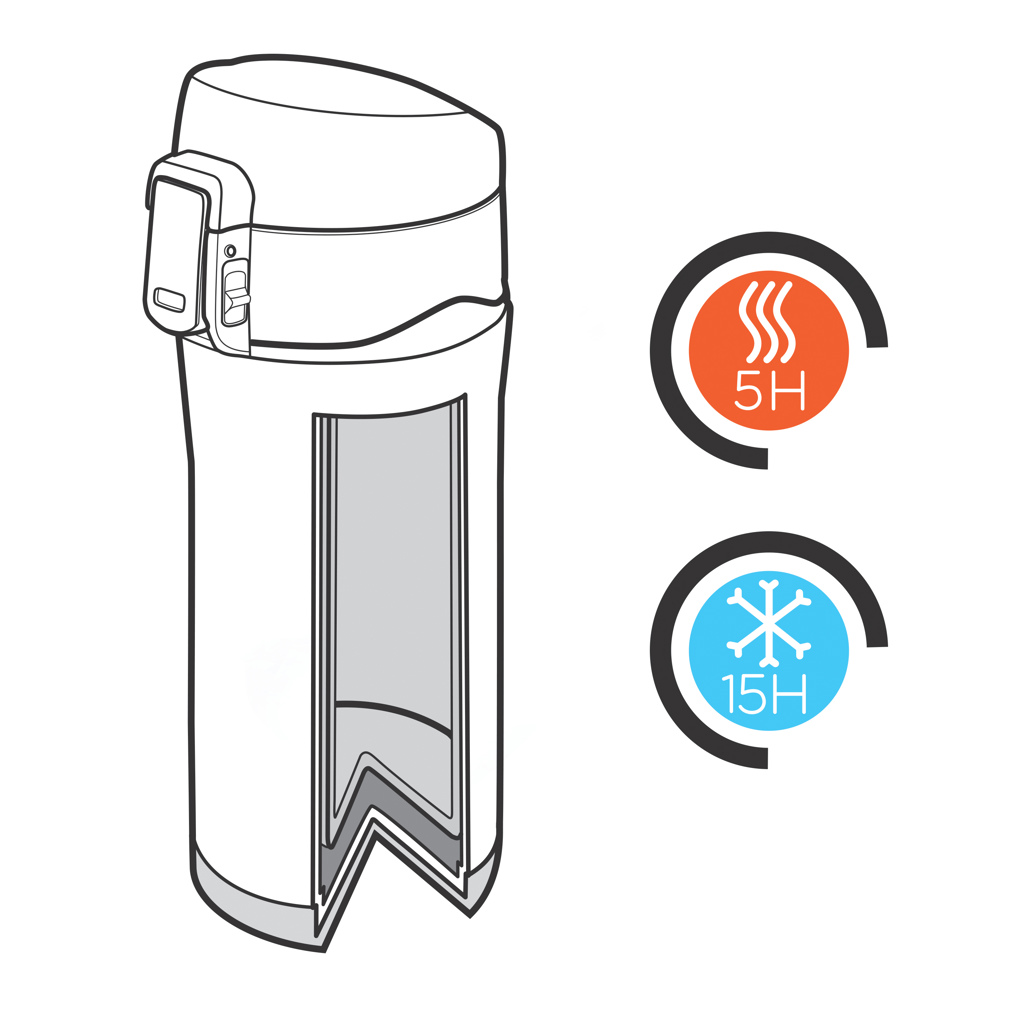 Taza personalizada al vacío de acero inoxidable reciclado RCS 300ml - Tazas y vasos personalizados - Regalo Promocional Personalizado - imagen 7