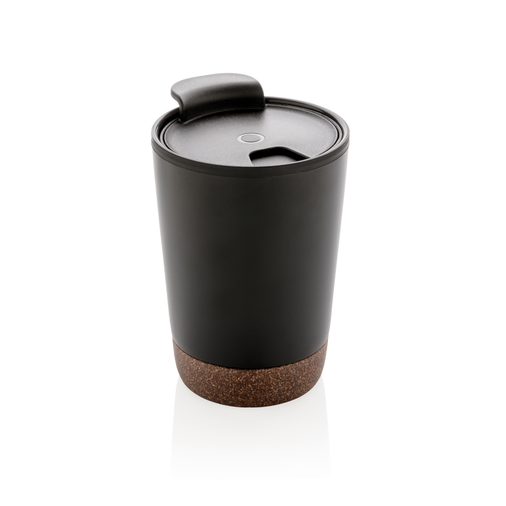 Taza de café personalizada de corcho y acero GRS RPP 300ml - Tazas y vasos personalizados - Regalo Promocional Personalizado - vista alternativa