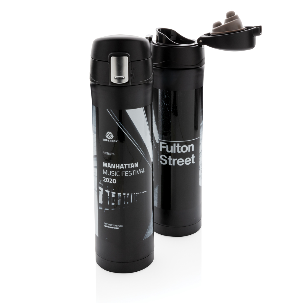 Termo personalizado al vacío RCS Re-steel de cierre fácil 450ml - Termos personalizados - Regalo Promocional Personalizado - imagen 6