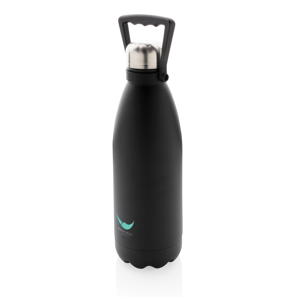 Botella personalizada RCS al vacío grande de acero reciclado 1500ml - Tazas y botellas - Regalo Promocional Personalizado - imagen 5