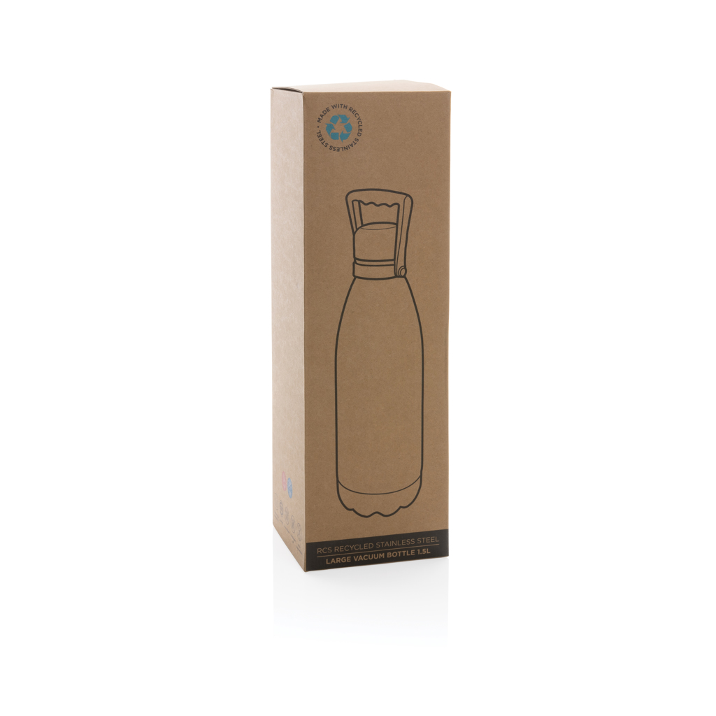 Botella personalizada RCS al vacío grande de acero reciclado 1500ml - Tazas y botellas - Regalo Promocional Personalizado - imagen 8