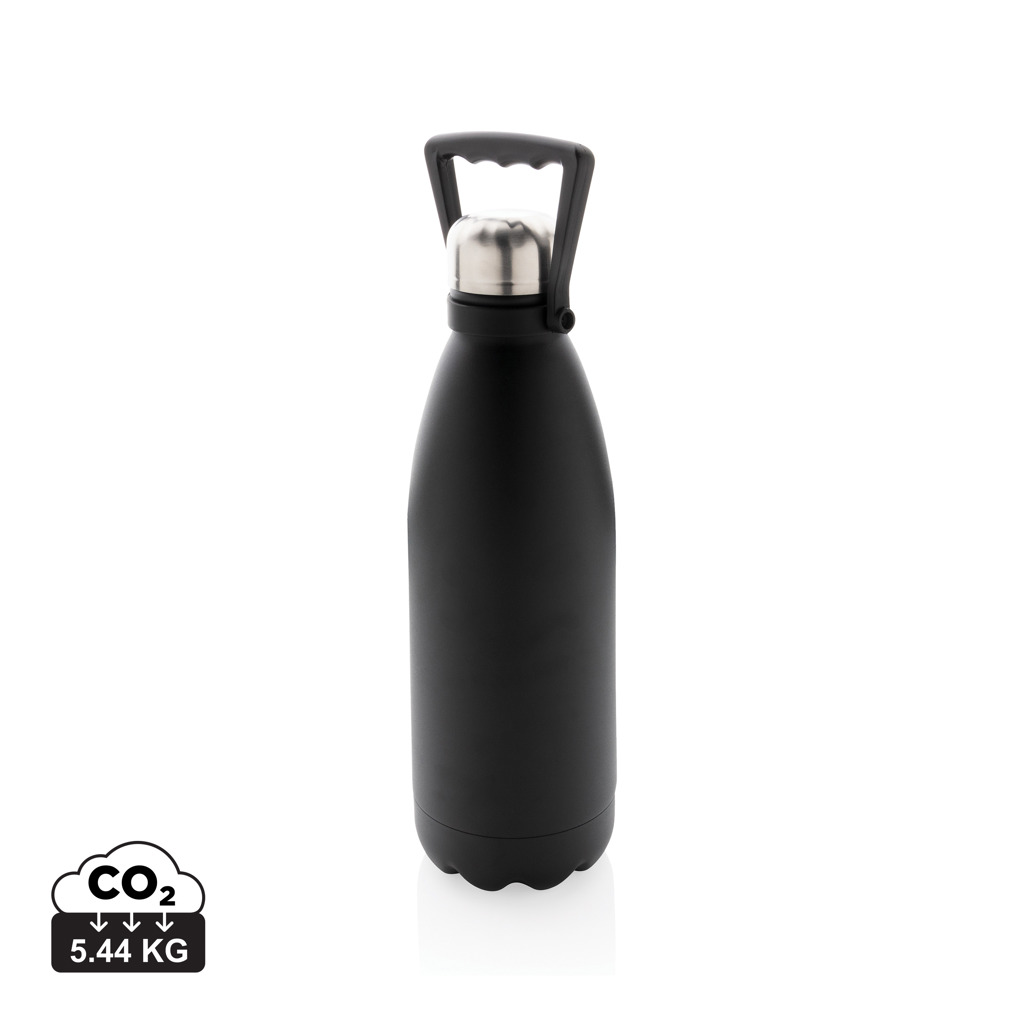 Botella personalizada RCS al vacío grande de acero reciclado 1500ml - Tazas y botellas - Regalo Promocional Personalizado