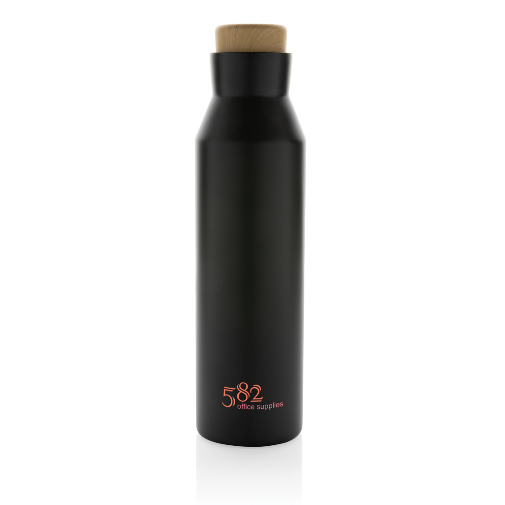 Botella personalizada al vacío de acero reciclado certificado RCS Gaia 600ml - Tazas y botellas - Regalo Promocional Personalizado - imagen 4