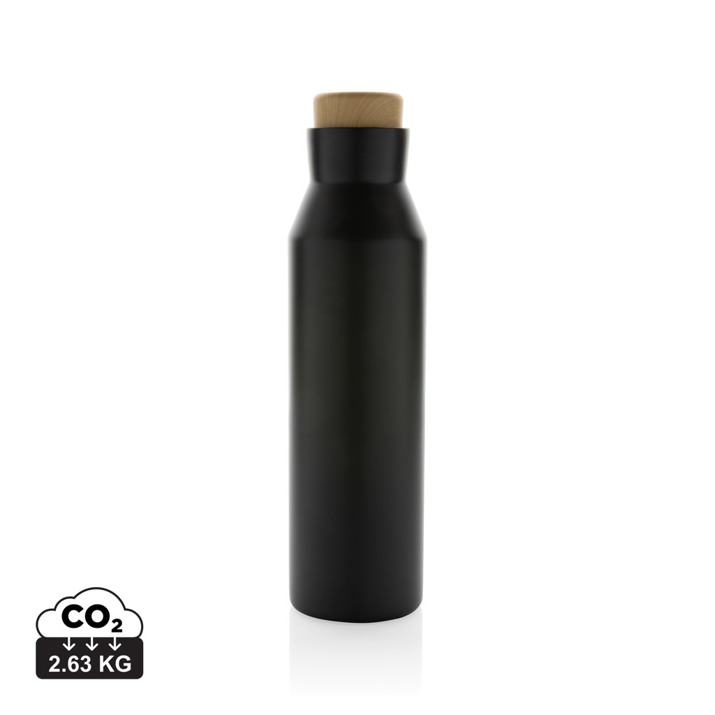Botella personalizada al vacío de acero reciclado certificado RCS Gaia 600ml - Tazas y botellas - Regalo Promocional Personalizado