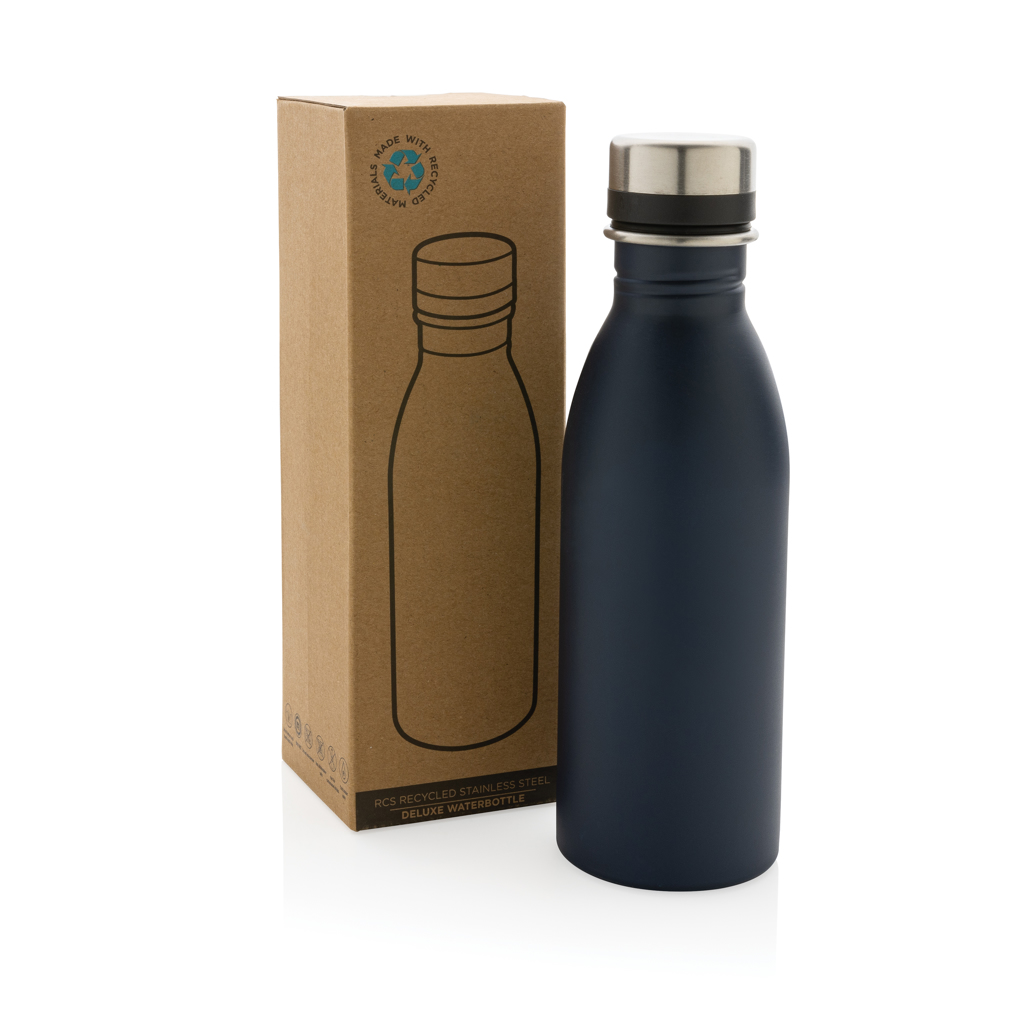 Botella de agua de lujo personalizada acero reciclado RCS 500ml - Tazas y botellas - Regalo Promocional Personalizado - imagen 6